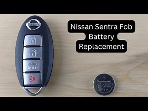 How to replace the battery of the Nissan Sentra key