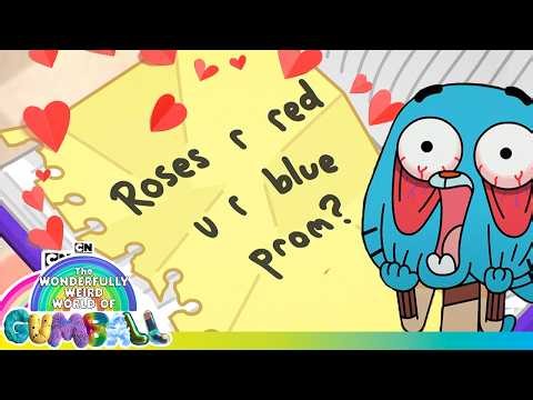 Gumball's Mysterious Promposal! | Valentine's Marathon | The Wonderfully Weird World of Gumball
