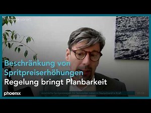phoenix tagesgespräch mit Prof. Tomaso Duso zur deutschen Spritpreis-Politik am 01.04.26