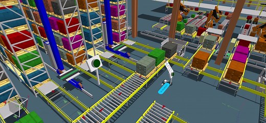 Emulate3D仿真-立库物流