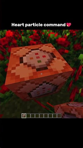 Minecraft heart command ❤️ #minecraft #shorts