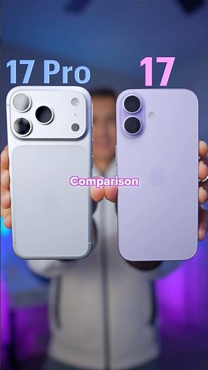 iPhone 17 vs 17 Pro🤔