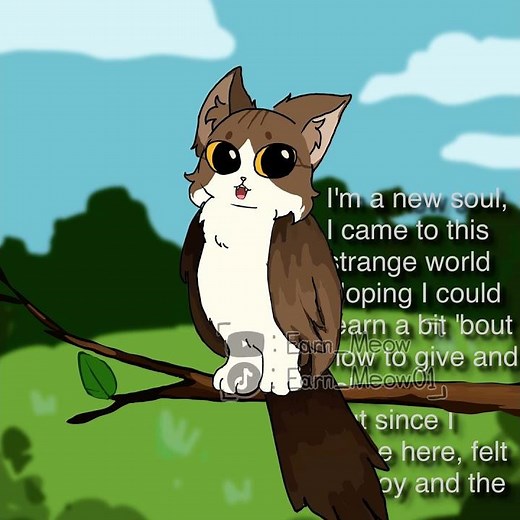 I’m a new soul🐈🦉 #toonsquid #catmemes #animation
