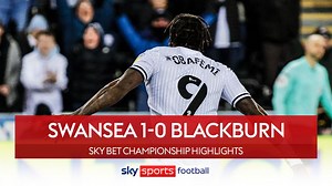 Swansea City 1-0 Blackburn Rovers | Championship highlights