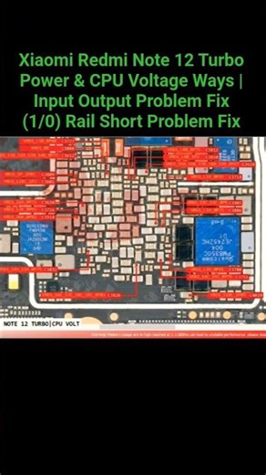 Xiaomi Redmi Note 12 Turbo Power & CPU Voltage Ways | Input Output Problem Fix Short Problem Fix ✅