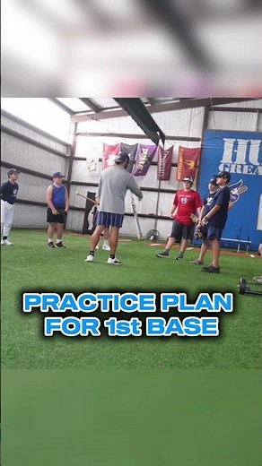 Baseball Practice Plan Example for First Base | Infield Defense | Position Workouts