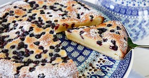 Blåbärskladdkaka med vit choklad | Fredriks Fika