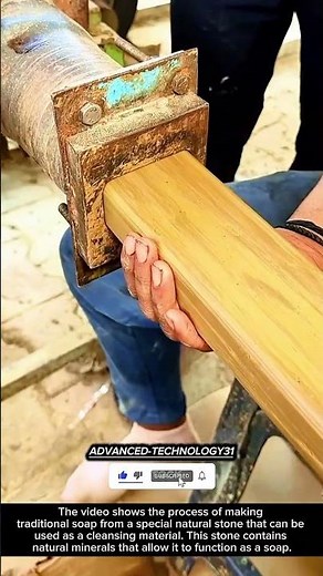 Traditional Soap Making from Natural Mineral Stone !! #shorts #innovation #tool