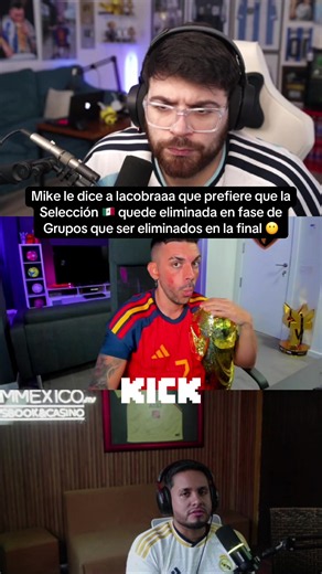 Mike Maquina del Mal dice preferir a México eliminado en fase de grupos