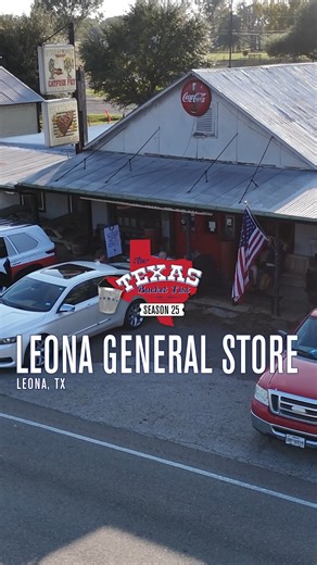 To celebrate our 25th season, we revisited our three most popular stories on YouTube to see how our old friends are doing and that includes the incredible Leona General Store! Our original story from 2017 is our most popular video on YouTube with over 3 million views and if you get a taste of these steaks, you can see why so many folks flock to Leona for a steak! | The Texas Bucket List