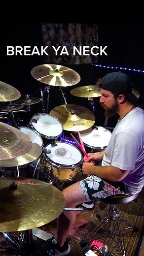 Busta Rhymes Drumming Challenge: Break Ya Neck Groove