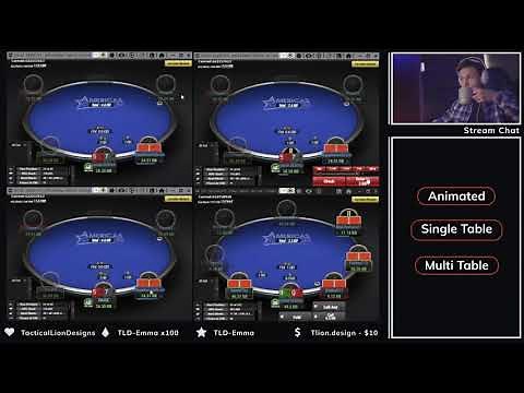 Free animated poker overlay | Animated Twitch Overlays, Alerts.
