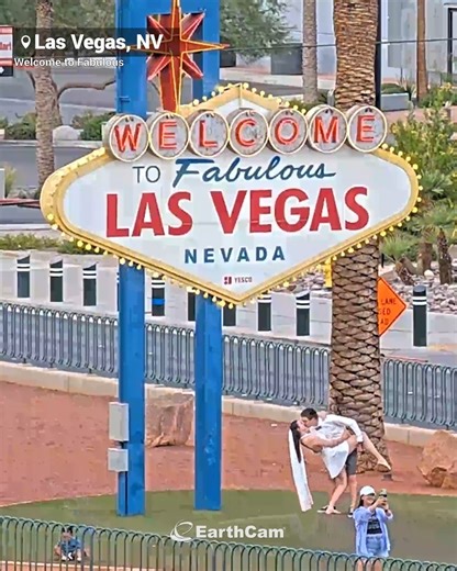 EarthCam on Instagram: "✨ Bright lights, bigger views! Our Welcome to Las Vegas Cam just got an upgrade 🎥🌆 Experience the iconic sign and all the excitement of the Strip in stunning clarity, streaming live 24/7 from EarthCam. #Vegas #EarthCam #WelcomeToLasVegas"