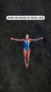 We're in awe of this beautiful spot! 🧡 ✨ Bogey Hole in Newcastle, Australia is one of the incredibly unique rock pools found in Australia.com. You'll have to add this to your NSW bucket list! This rock pool is only 2 hours away from Sydney.com, perfect for a day trip on the weekend! Thanks for sharing your #feelNSW moment IG/ gabzandchaz_travel ID: Aerial drone shots reveal a picturesque rock pool with two swimmers at sunset. | Visit NSW