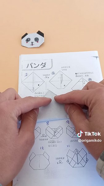 #aprende a hacer este #tierno #panda de #origami del #autor Keiji Kitamura. #trending #febrero2024 #papiroflexia #emprendedores #tutoriales #origamitutorials #pachucahidalgo #kawaii #paperfolding