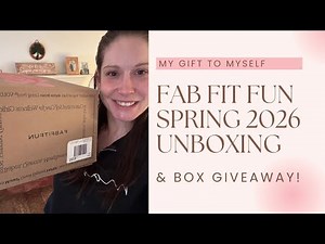 FABFITFUN SPRING UNBOXING, REVIEW & GIVEAWAY #fabfitfun #unboxing