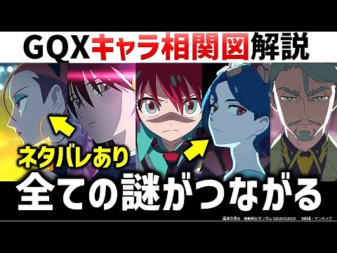 【ジークアクス】全ての謎が繋がる全キャラクター相関図＆勢力図考察｜『機動戦士Gundam GQuuuuuuX（ジークアクス）-Beginning-』解説・考察