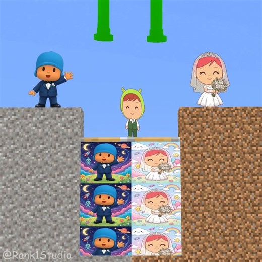 Pocoyo vs Bride Nina, who won?!