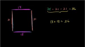 Area & perimeter word problem: dog pen