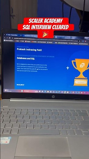 Scaler Academy Review 2024 | SQL Mock Interview #scalereviews #scaleracademy
