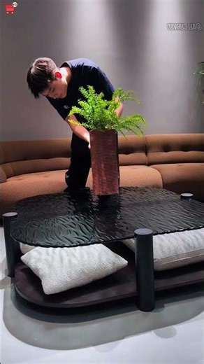 Clear your desktop with a coffee table that comes with built-in storage space#furniture #coffeetable