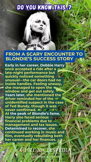 FROM A SCARY ENCOUNTED TO BLONDIE'S SUCCESS STORY