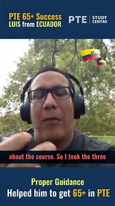 12 reactions | Luis discovered PTE Study Centre through real success...