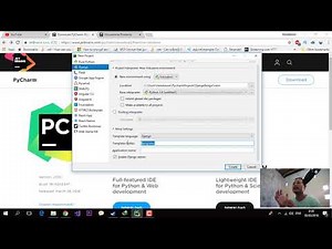Python : Create Django Project With Pycharm