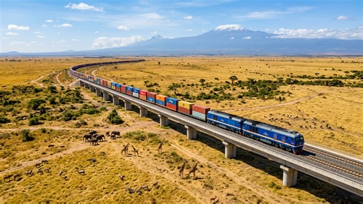 Kenya's $5 billion Chinese railway, built in 3 years to connect a continent that wasn't ready