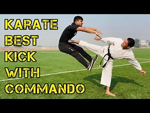 Karate Best Kick With Commando || Road Fight