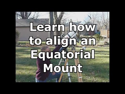 Learn how to easily align your equatorial mount