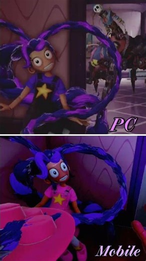 Lily Lovebraids Mobile Vs PC Comparison in Poppy Playtime 5 Update #gaming #popular