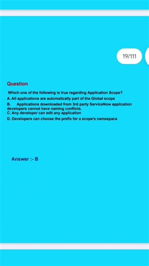 ServiceNow CAD 2026 | Suggestive Questions and Answers