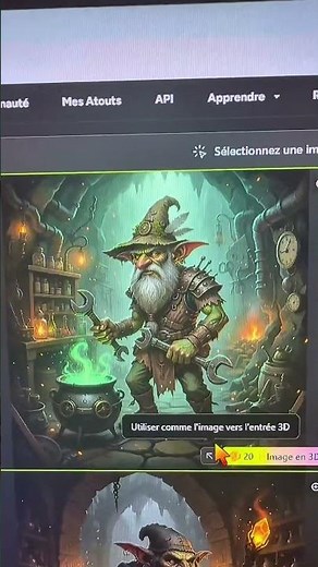 Tu connaissais ce site pour générer des modèles 3D en quelques minutes ? #ia #3d #meshy