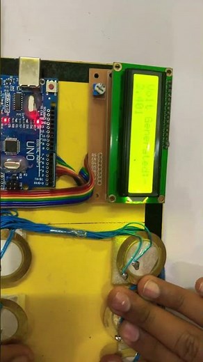 Footstep Power Generation using Piezoelectric Sensor | Innovative Project Idea #arduinotutorial