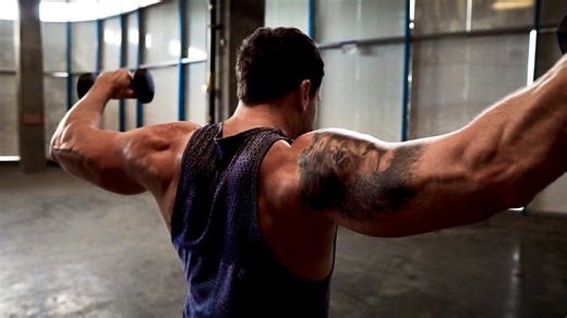 Light dumbbells shock your shoulders with this simple workout
