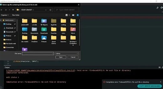 Easy fixes to Arduino error: “.h: No such file or directory" |Library Error