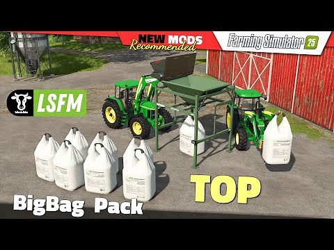 FS25 | LSFM BigBag Pack - Farming Simulator 25 Mods Review 2K60