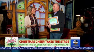 Amy Robach takes us behind the scenes of "Elf: The Musical": "The best way to spread Christmas cheer, is singing loud for all to hear!" | Good Morning America