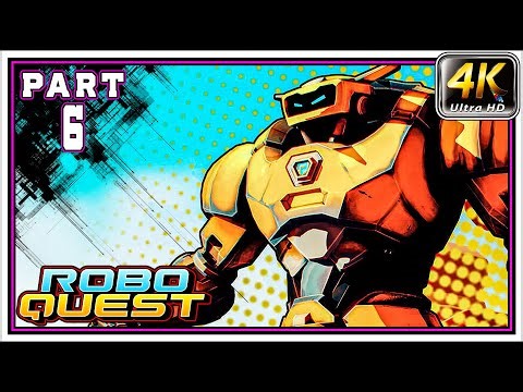 ROBOQUEST Full Gameplay Walkthrough PART 6 - Aqua Station [4K 60FPS] - No Commentary