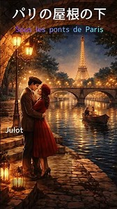 美しい発音「パリの屋根の下」AI歌唱カラオケ付き #SousLesPontsDeParis#シャンソン#フランス語の歌#フランス歌曲#カラオケ付き#歌ってみよう#歌唱練習#フランス音楽