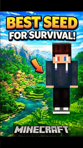 Best Minecraft Survival Seed 🔥 OP Village Spawn + INSANE Loot! (1.20+) #Minecraft #MinecraftSeed