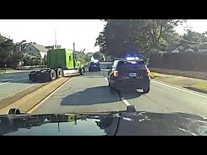 Semi-truck chase in Cobb County: Dashcam video