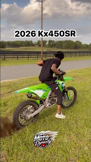 2026 KX450SR Launch Control 🚀 #kawasaki #holeshot #dirtbike