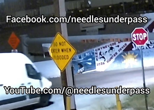 11K views · 389 reactions | Closer look at the van from tonight. | Needles Underpass | Facebook