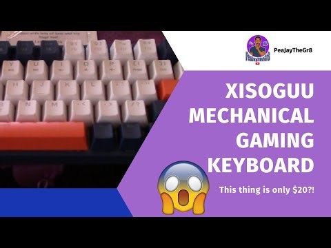 A Fully Hot Swap Mechanical Keyboard for $20?! | XISOGUU Gaming Keyboard Review