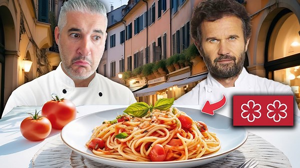 Italian Chef Reacts to Italian Michelin Star Chef SPAGHETTI al POMODORO