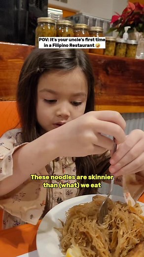 Mia loves teaching her uncle about her culture 😅 📍 Ruth's Food Oneida Tennessee | Rice Cupp Family