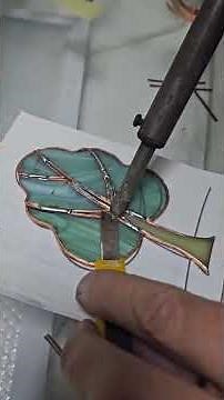 Stained Glass Winter Tree — Creating Thick Branches ❄️🌲✨