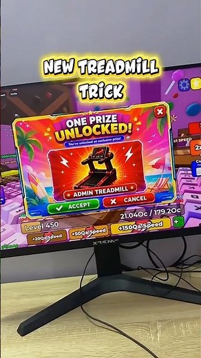 How to Unlock Admin Treadmill in +1 Speed Keyboard Escape! 🤯⚡ #roblox #speedkeyboardescape